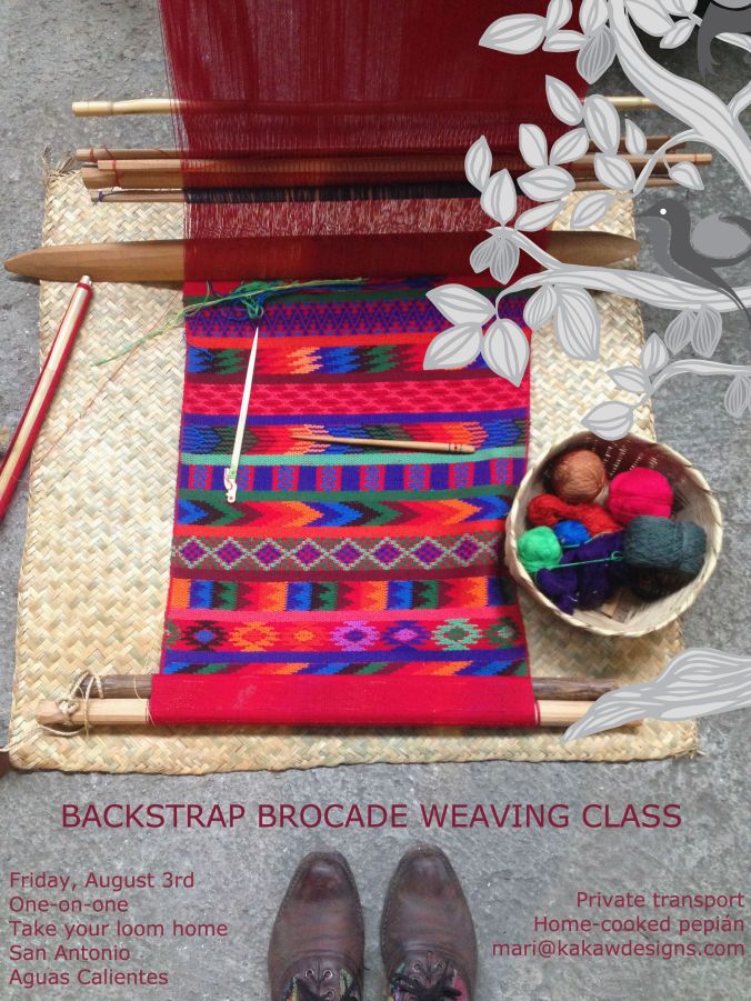 Brocade backstrap weaving workshop2